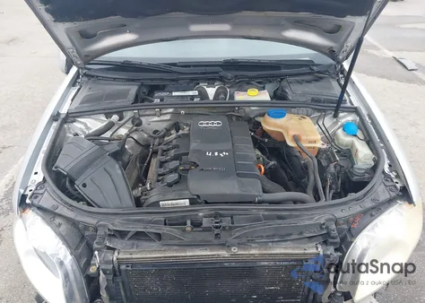 2008 Audi A4 2.0T/2.0T Special Edition z USA, uszkodzony, nr VIN WAUDF78E48A169711